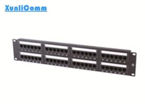 Quality Space Saving Network Patch Panel , 48 Port Patch Panel Quick Installation Design for sale