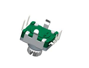 Quality 11mm Thin Type 15 Pulse Digital Incremental Encoder With 0.5mm Travel Push Switch for sale
