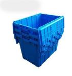 Big plastic nested and stacked storage boxes and bins