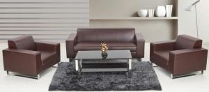 Quality Modern PU Leather China Reception Office Lounge Sofa for sale