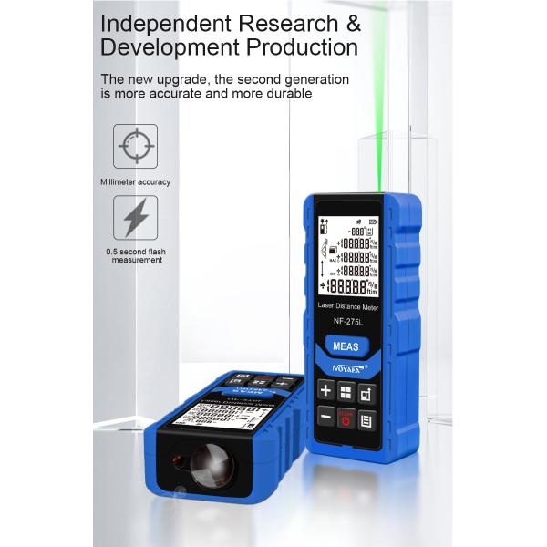 100m High Accuracy Laser Distance Meter for Construction with Bluetooth and IP54 Waterproof