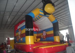 China Outdoor PVC Tarpaulin Monkey Kids Inflatable Bouncy House Family Use on sale