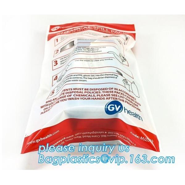 Zip-lock Bag BIOHAZARD SPECIMEN LAB BAG, printed zip lock plastic bags,medical transport bag,lab specimen transport bags