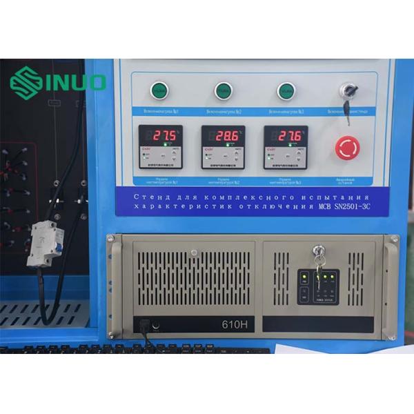 Circuit Breaker Tripping Characteristics Comprehensive Testing Machine 3 Stations IEC60898-1