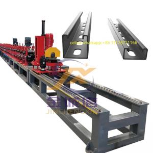China C Channel Machine, Automatic Solar Panel Support Uni strut C Channel Roll Forming Machine on sale
