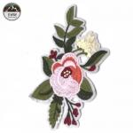 Handmade Rhinestone Patch #C1007 Embroidery Flower Applique