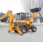Multi Function Towable Tractor Loader Backhoe With 4 In 1 Bucket
