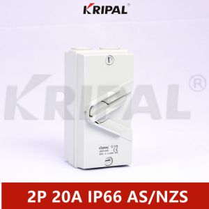 Quality IP66 2P 20A 440V Waterproof Isolating Switch Australian standard for sale