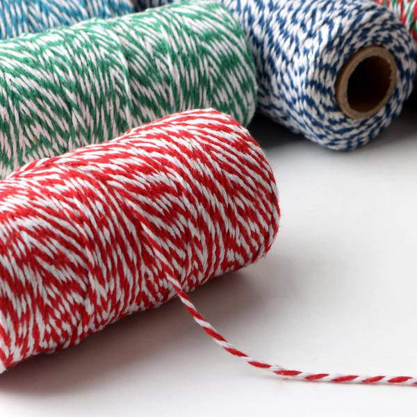 DIY 2 Strand Twisted Cord 550 Pounds 2mm Cotton Macrame Cord