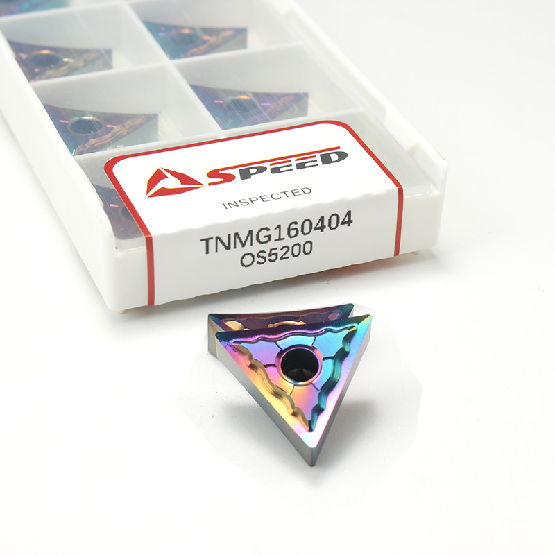 Polished/DLC Coated Tungsten Carbide APKT/CNMG/WNMG CNC Inserts For Aluminum
