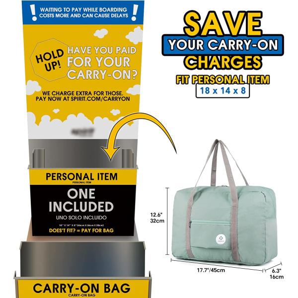 Sport Foldable Travel Duffel Bag Tote Carry On Luggage Weekender Overnight For Women