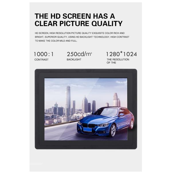 13.3inch Workshop Capacitor Resistance Panel Mount Touch Screen Pc