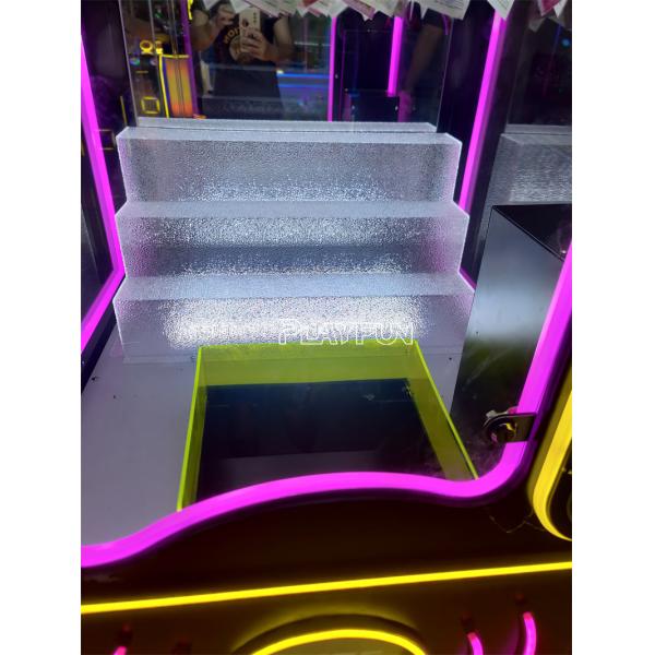 Playfun Coin Operated Indoor Amusement Arcade Wheel Lucky Clip Prize Vending Machine Lucky Clips with 60 Clips