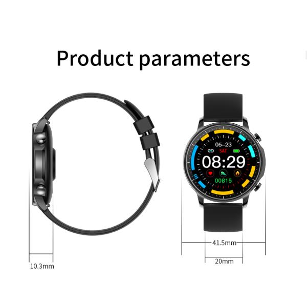 Round Dial 1.28 Inch Full Touch Multifunction Smart Watch IP67 Waterproof