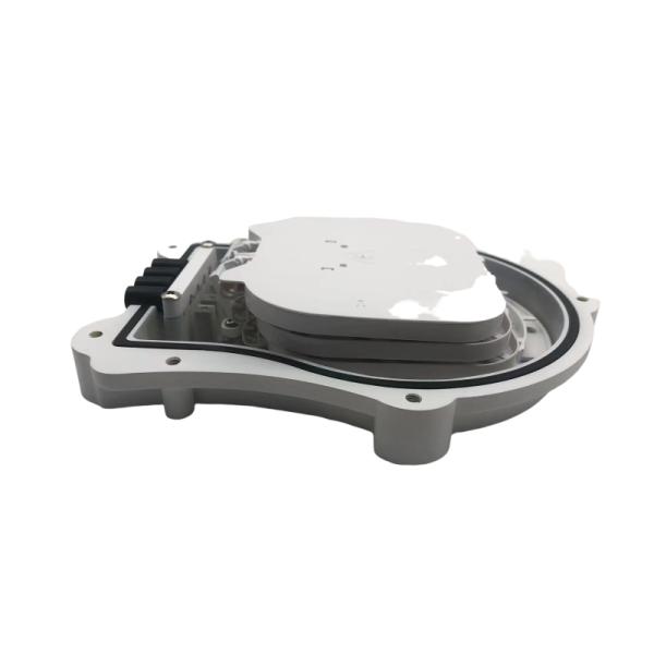 FTTH Indoor/Outdoor ABS Gray Fiber Optic Terminal Box Waterproof with IP67 Rating and 1