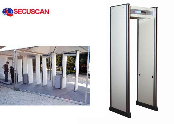 SECUSCAN Walk Through Metal Detector With remote controller for detect gun