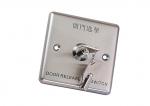 Waterproof Door Release Push Button Doorbell on Stainless Steel Panel with Key