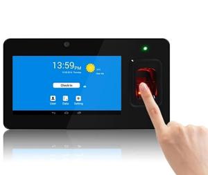 China FCC TCP WiFi Android Thumbprint Biometric Attendance Machine on sale