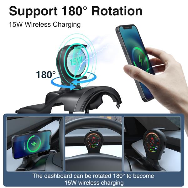 2.1 Inch Car Dashboard Display Speedometer Digital Lcd Cluster Instrument Panel Cluster Tesla