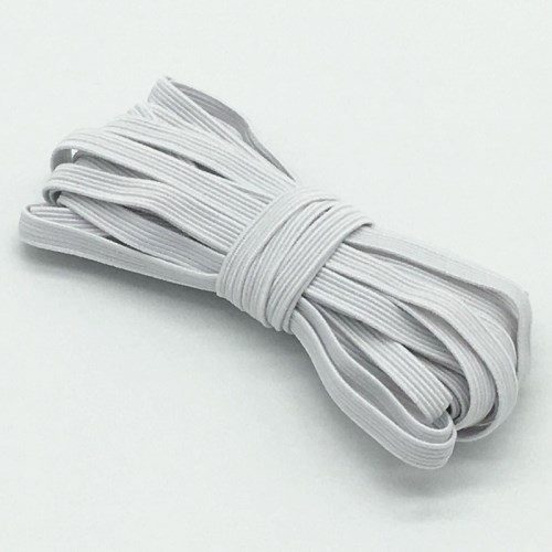 Wholesale flat elastic band tape for note book 6mm bundle packing elastic band colorful elastic cord