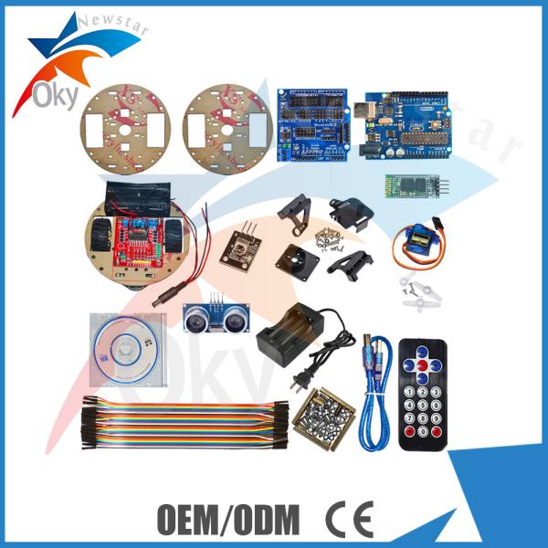 Infrared Remote Control Arduino Car Robot , Microcontroller Learning Intelligent