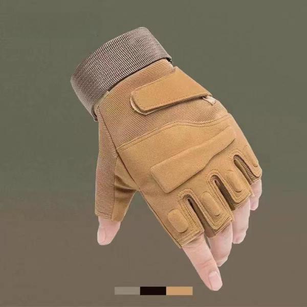 Outdoor Sport Combat Tactical Half Finger Gloves Shock Resistant for Hiking Shooting