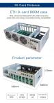 Wholesale Empty Server Case Rig B85 55MM case 8 GPU Machine GPU for gpu rig PC