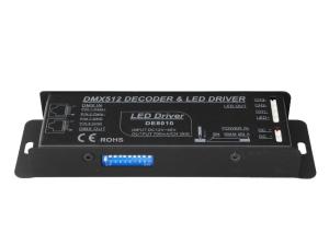 Quality Constant Current 700mA LED RGB DMX Controller , RJ45 Socket DMX512 LED Controller for sale