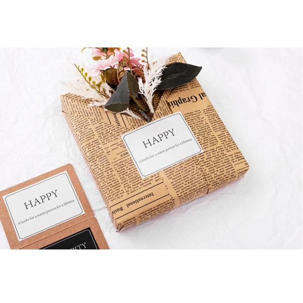 Waterproof packing labels Custom Transparent Print Logo Sticker Label