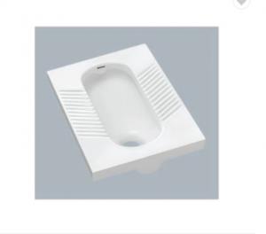 China Bathroom Squat Pan Toilet Ceramic Flush Asian Squat Type Toilet on sale