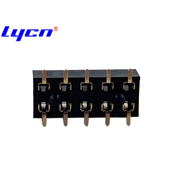 1.0A Female Pin Header 1.27 Mm Pitch Height 2.0mm Double Row