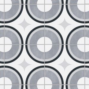 Gray White Ceramic Rustic Tile 250x250mm for Kitchen Bathroom