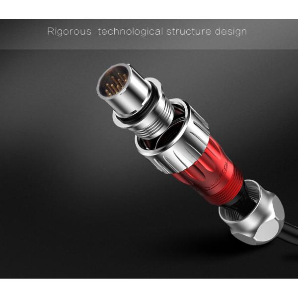 CNLINKO M20 Male Female Electrical 220V 500V Plug and Socket 12 Pin Wire Connector Waterproof Power signal Connector