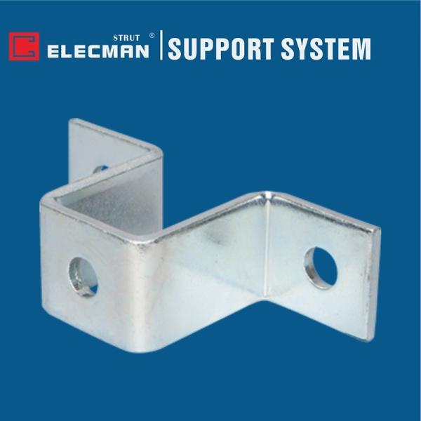 Quality 3 Hole U Shape Strut U Bracket Fitting Galvanised Steel for sale