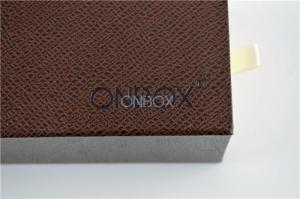 Quality Beige Velvet Bracelet Gift Box In Fine Paper / Custom Printed Corrugated Boxes for sale