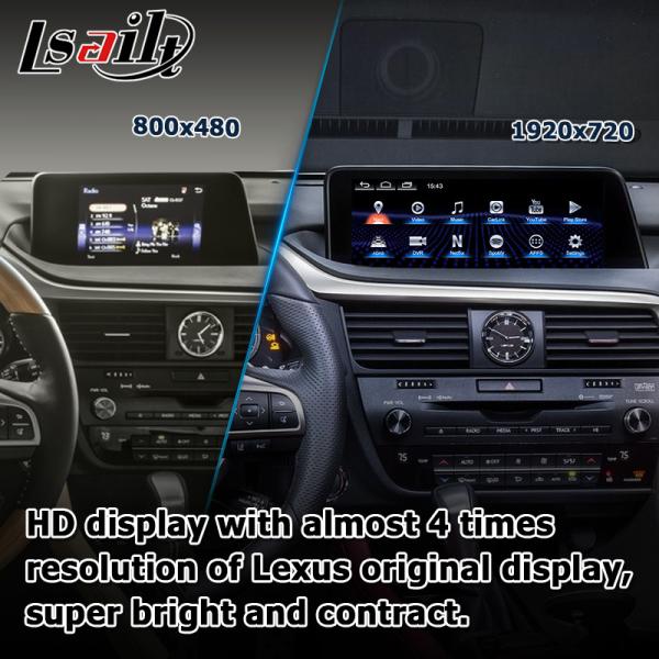 Android 8+128GB Lsailt Lexus Android carplay android auto Screen for RX350 RX450h RX300 2.0Ghz Processor