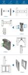 Durable Security Turnstile Gate Pedestrian Gate Access Control UT570-F UNIQSCAN