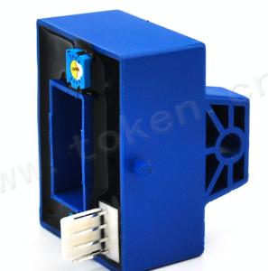 Blue Hall Effect Current Sensor Transducer , Hall Effect Dc Current Transducer