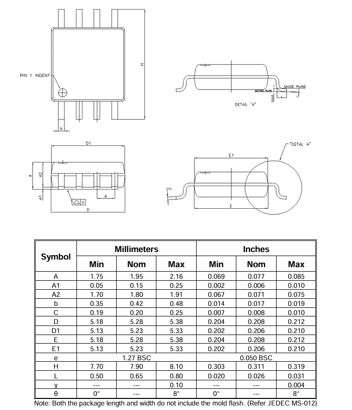 W25Q128JVSIQ 128Mb SPI NOR Flash 133MHz 4KB Sector Erase Dual/Quad I/O 3V Power 100K Cycles 20-Year Retention 8-SOIC Security Register
