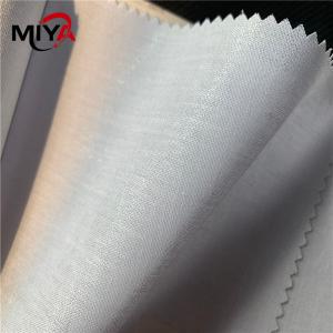 Quality HDPE 100gsm 100 Percent Cotton Shirt Collar Fusing Interlining for sale