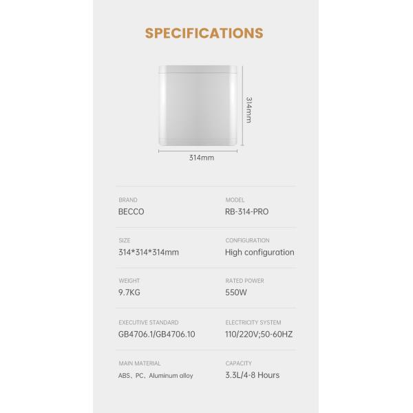 Smart Garbage Disposer Household Kitchen Food Waste Garbage Can Food Waste Composting Waste Disposer Factory Wholesale