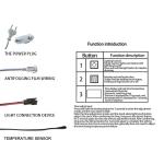 12W/24W/36W Single/Three color LED Touch Sensor Switch with Time and Temperature