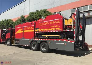 Quality 6x4 Drive Two Seats Remote Water Supply System Fire Truck 28 Ton 90km/H for sale