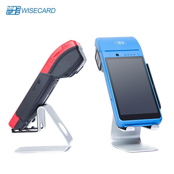 Buy 2480MHz Wisecard Handheld Point Of Sale Terminal 2GB LPDDR3 With Printer at wholesale prices