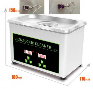 China 800ml Stainless Steel Ultrasonic Jewelry Cleaner Eyeglasses Watch CD Record Disks Washing on sale