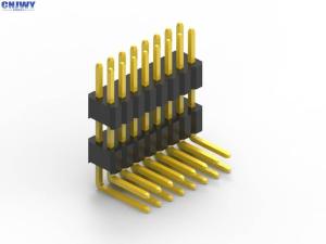 Quality High Temperature LCP PCB Header Connector Right Angle Current Rating 1.0AMP for sale