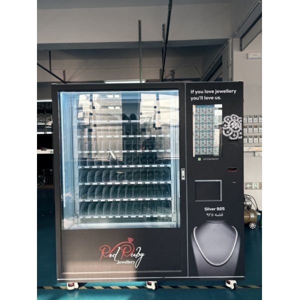 Smart Jewelry Vending Machine with 21.5 Inch Touch Screen Android 11 OS and WIFI 3G/4G SIM Card LAN Connectivity