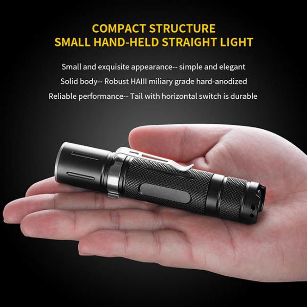 High Power Rechargeable Tactical LED Flashlight 10W 1000Lm Electric Torch Light