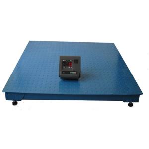 China Customizable Automation Sensors Digital Weight Scale Machine Platform Floor Scale Ruijia 1x1m 2000kg Industrial Scale Platform Floor Scale With Weighing Indicator on sale