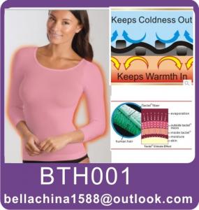 China Best thermal underwear thermals for women thermal top women  long tops for wome100% tactel on sale